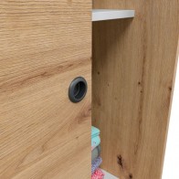 Armario 2 Puertas Correderas 120 cm Roble Nodi Mobelcenter