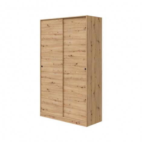 Armario 2 Puertas Correderas 120 cm Roble Nodi Mobelcenter