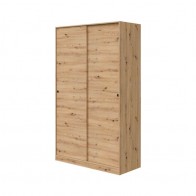 Armario 2 Puertas Correderas 120 cm Roble Nodi Mobelcenter