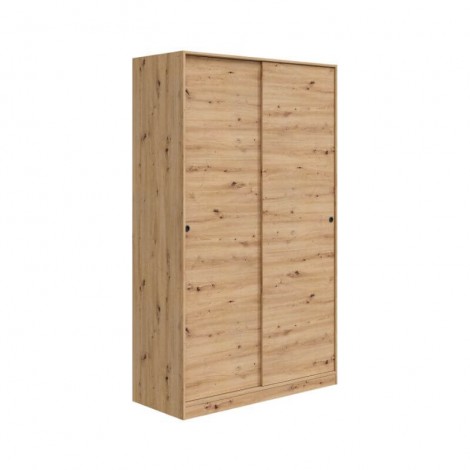Armario 2 Puertas Correderas 120 cm Roble Nodi Mobelcenter