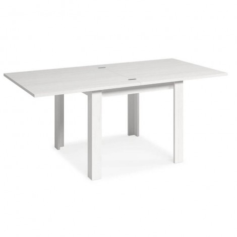 Mesa Comedor Cuadrada 90x90 Extensible Blanco Polar Mobelcenter
