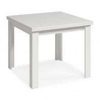 Mesa Comedor Cuadrada 90x90 Extensible Blanco Polar Mobelcenter