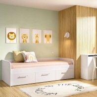 Cama Juvenil Con Cajones Mek Mobelcenter